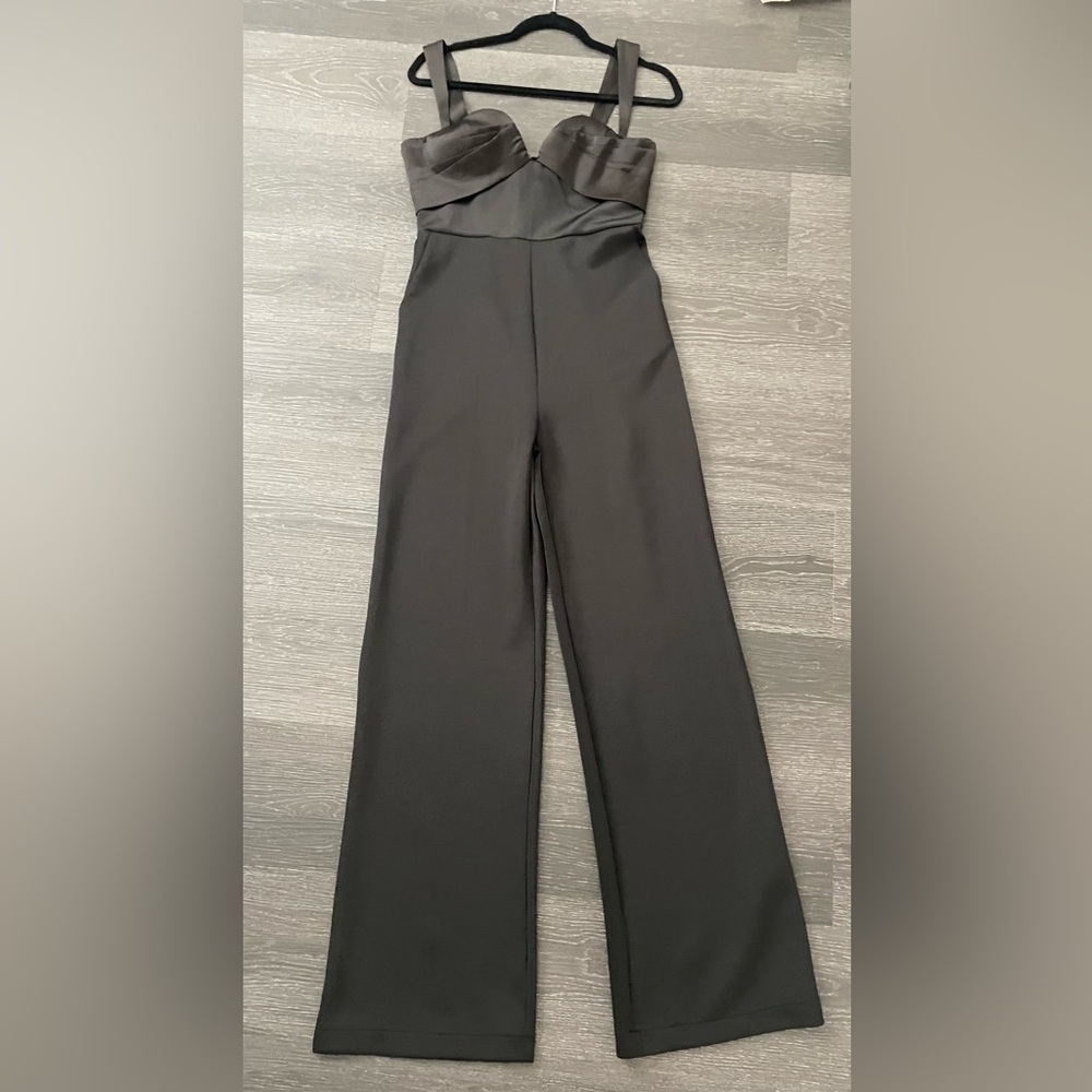NWT Luxxel black jumpsuit size medium.